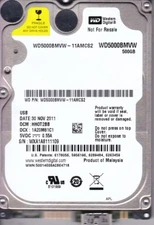 WD5000BMVW-11AMCS2 dcm: HHOT2BB s/n: WXA1A 500GB USB 3.0 2.5 WESTERN DIGITAL