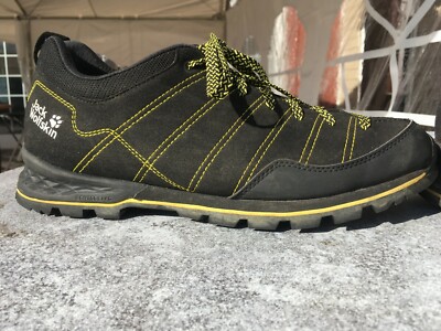 Jack Wolfskin Scrambler Low Black/Lime Men's size 12