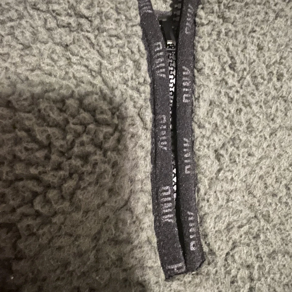 Pulôver Victoria's Secret Sherpa rosa aconchegante quarto verde encaixe M - Imagem 2 de 4