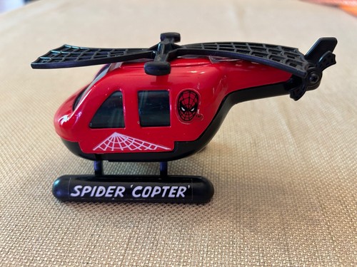 VTG 1980 SPIDERMAN Super Heroes 2 Piece Vehicle Set Buddy L Van & Copter - Picture 9 of 12