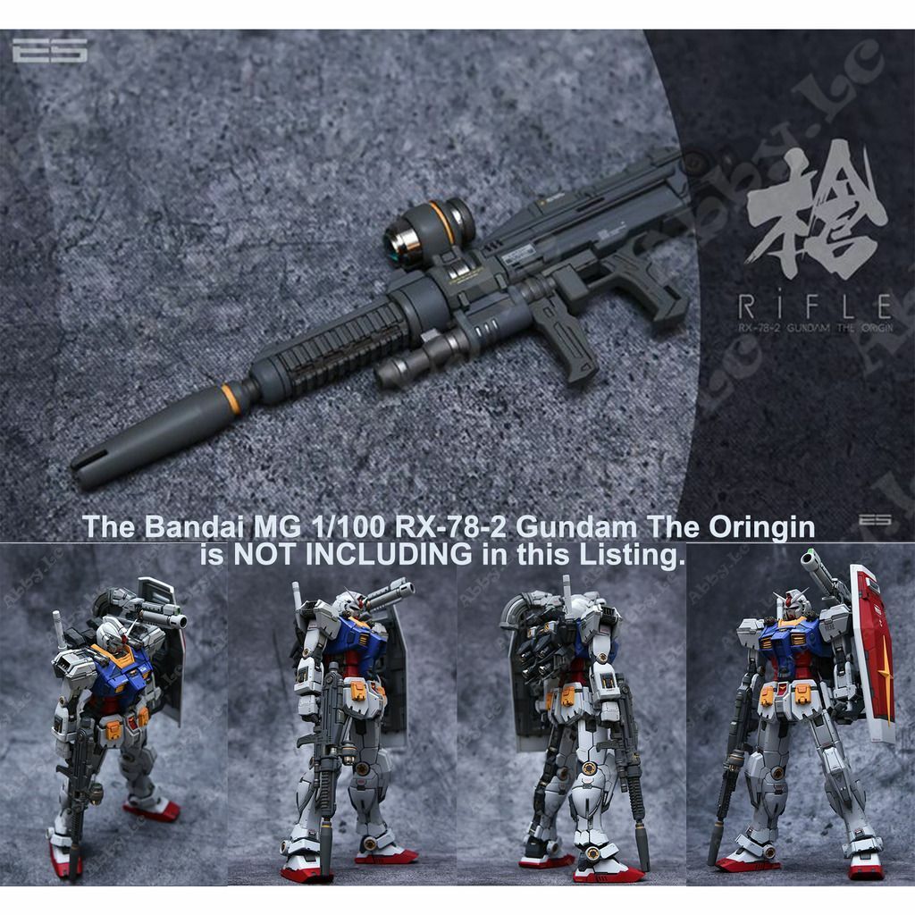 Resin EFSF Universal Weapon Set for MG 1/100 RX 78 2 ver 1.0
