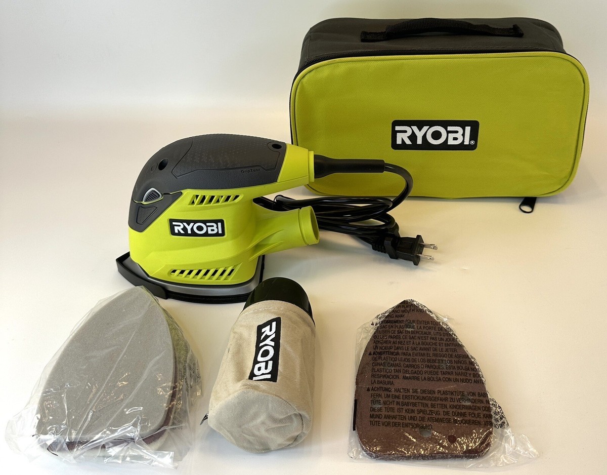 Ryobi Corded Corner Cat Finish Sander W/ Bag Tool Only Model