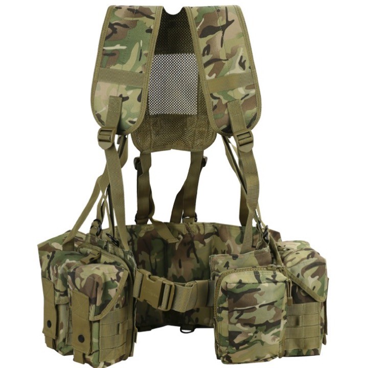 ARMY AIRBORNE WEBBING BRITISH PLCE POUCH BTP MTP CAMOUFLAGE