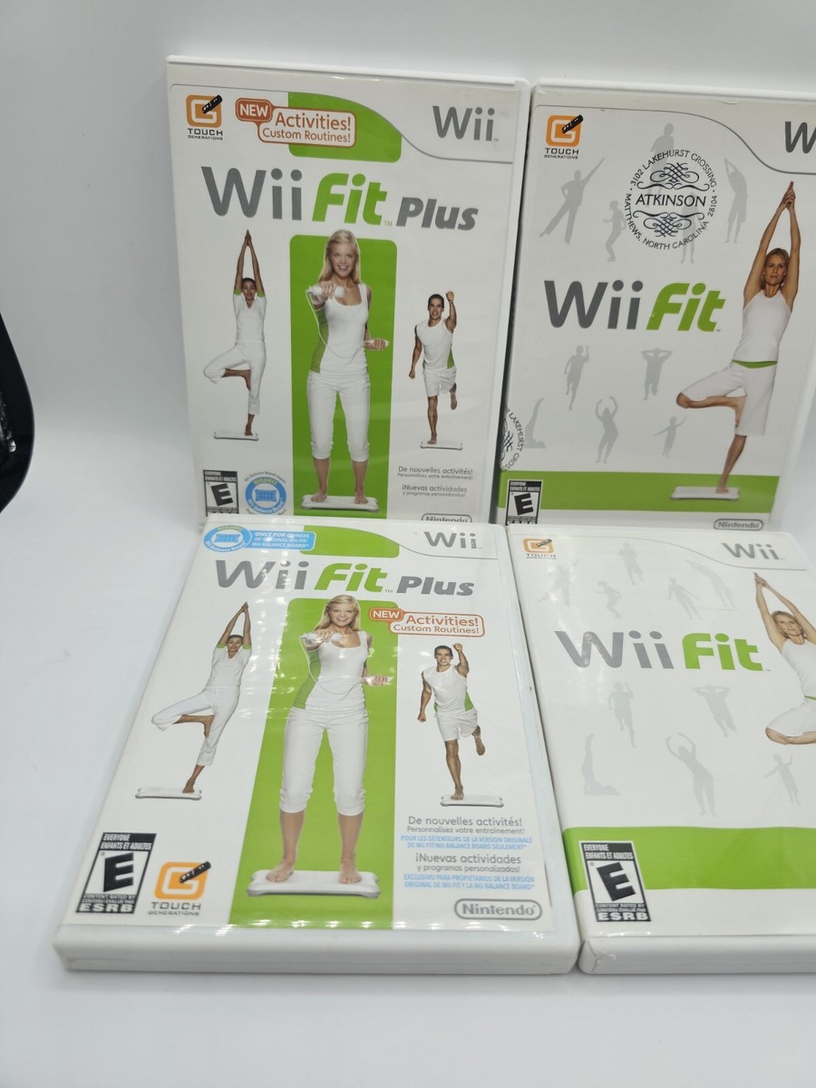 Wii、WiiFit、Wiiソフト各種一式 Nintendo Wii Lot Of Wii Fitness Games Wii Fit Bundle Games Lot 4