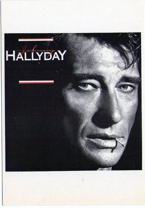 carte postale - Johnny HALLYDAY - Photo 1/1