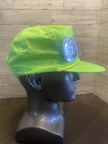 Neon Green 22nd Annual United Tribes International POW-WOW Trucker Hat With Pin - Picture 5 of 12