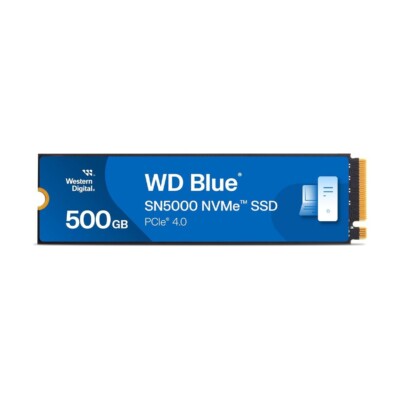 WD Blue SN5000 500GB SSD M.2 2280 PCIe 4.0x4 Internal Solid State Drive