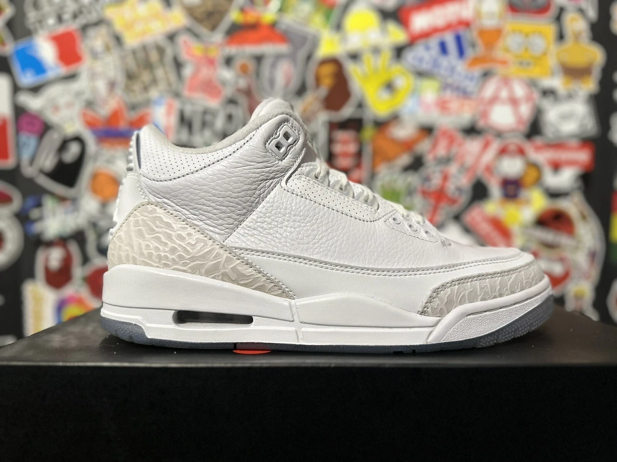 Jordan retro discount 3 triple white