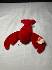 1993 Pinchers the Lobster Style 4026 TY Beanie Baby rare/retired/PVC pellets