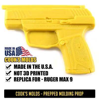 Cook's Molds Compatible for Ruger Max 9 - Prepped - Not a Gun