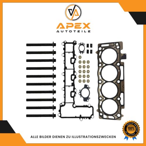 KOPF SET MIT KOPFDICHTUNG & KOPFSCHRAUBEN FÜR CITROËN & PEUGEOT 2.0 HDI DW10 - Bild 3 von 4