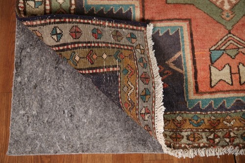 Vintage Wool Navy Blue 10 ft. Runner Rug 4x10 Handmade Wool for Living Room - Picture 8 of 20