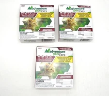 (3 Boxes) Adventure Plus for Cats Cat Flea Medicine Topical Drops 5-9 Pounds