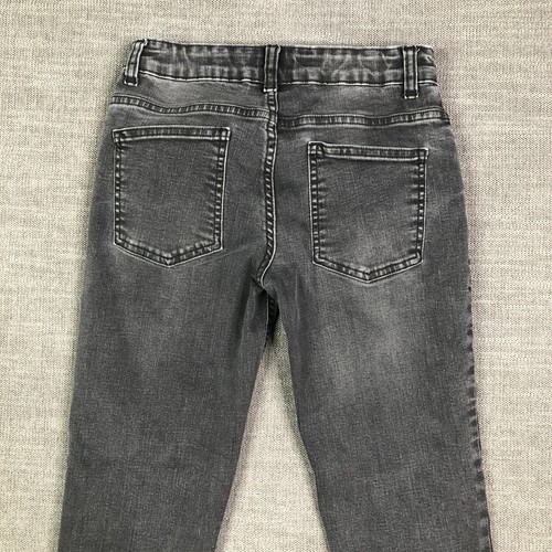 Boden Jeans Girls 11 Youth Gray Straight Leg Adjustable Waist - Picture 11 of 12