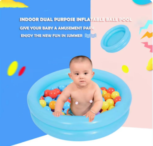 Piscina inflable portátil para bebés, piscina infantil redonda de 60cm, juguetes