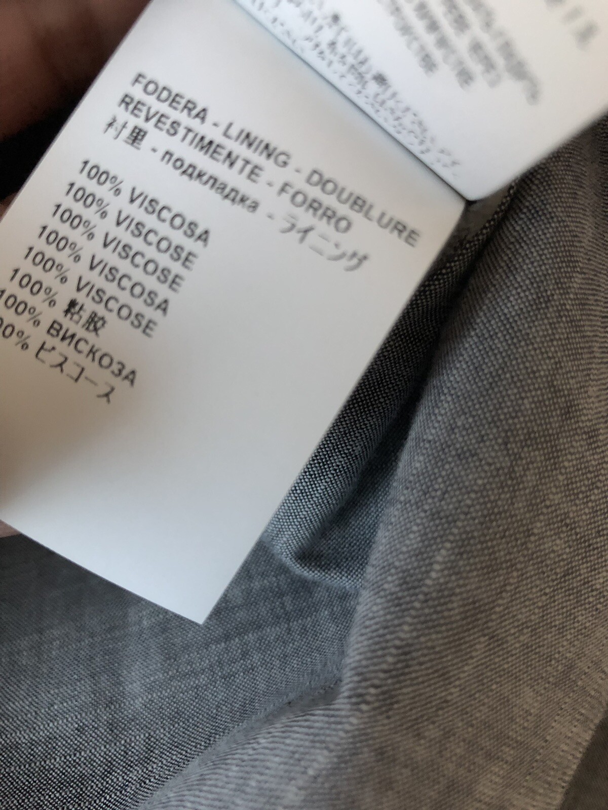 Versace Collection Wool Blend Gray Blazer Jacket … - image 9