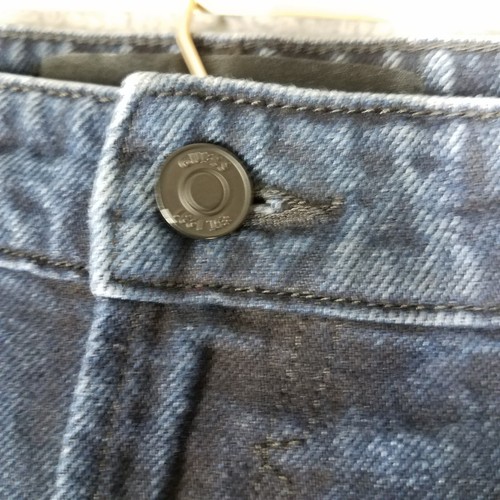 Guess Cargo Jean Shorts Adult 36 Y2K Baggy Carpenter Fit Blue Denim 12" Casual - Picture 5 of 12