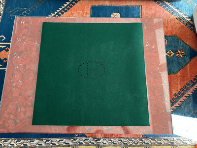 Original Hermes Filzunterlage Spieltische Bridge Mahjongg Poker Kartenspiele