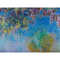 Claude Monet Glyzinien Kunstplakat Ungerahmter ExtragroßEr Druck