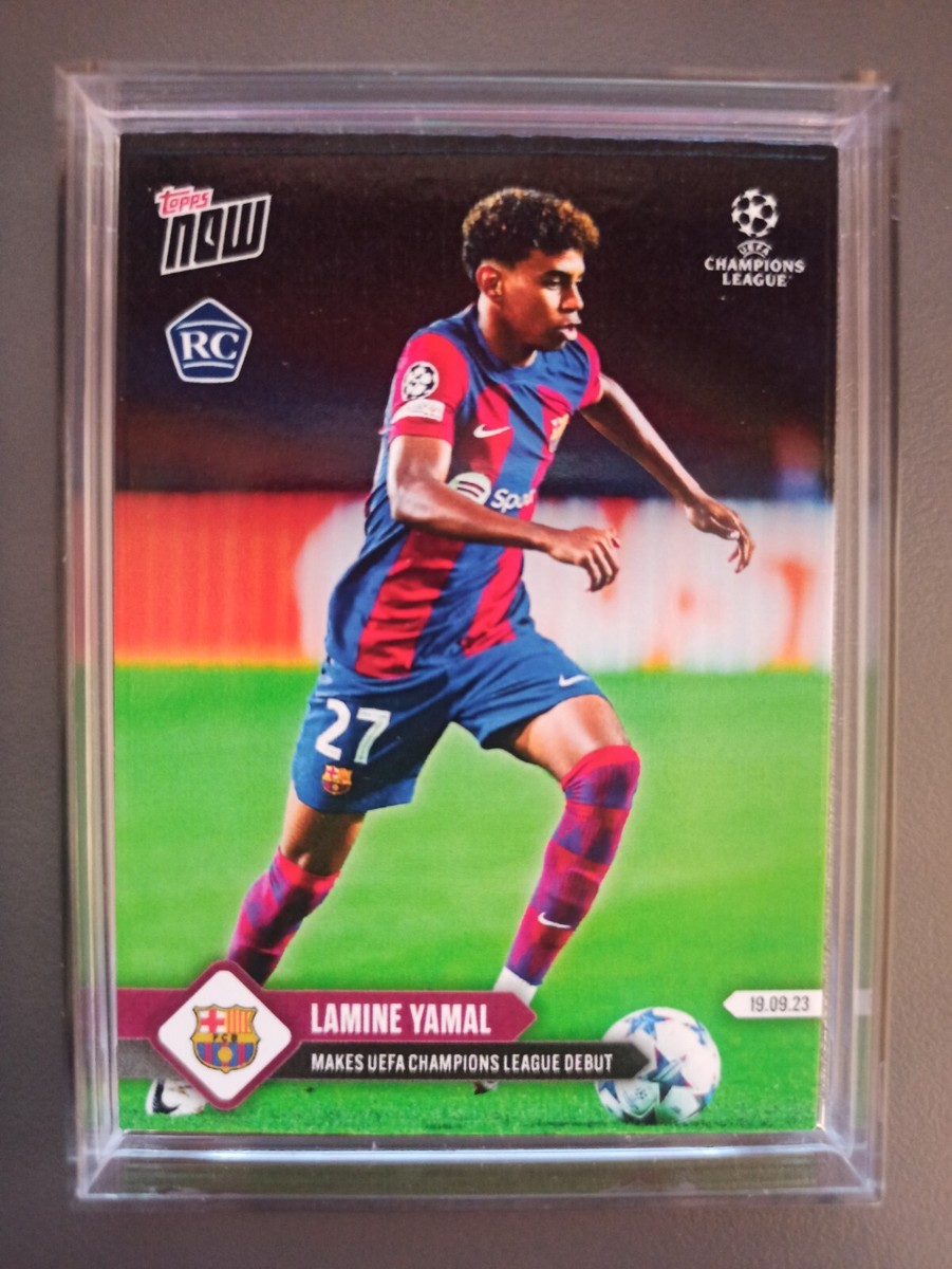 TOPPS NOW RC ルーキー バルセロナ ヤマル Lamine Yamal LAMINE YAMAL TOPPS NOW Rookie Card RC #9 BARCELONA UEFA