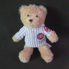 FOCO Chicago Cubs White Jersey Teddy Bear Baseball plush stuffed toy 8" beige