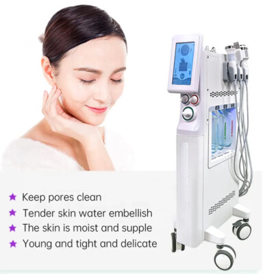 #ad 6IN1 Salon Hydro Jet Peeling Water Oxygen Facial Diamond Dermabrasion Machine $799.00