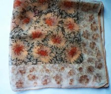 VERA LADYBUG SHEER BANDANA SCARF 21" SQUARE