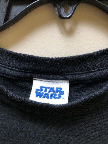 T-SHIRT STAR WARS LUCASFLIM YODA SOLO UNO VIVI NUOVA CON ETICHETTA NERA TAGLIA L - Foto 3 di 4