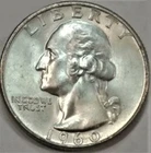 1960 D Washington Quarter  BU Uncirculated  90% Silver from Original Bank Roll