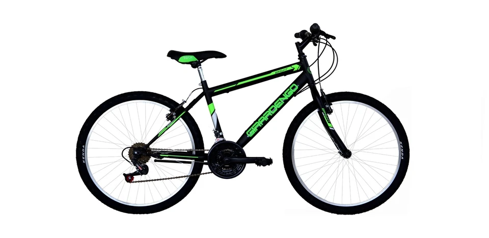 Bici 26 MTB uomo 18 velocità nero verde Bicicletta Coppi Girardengo o Frejus