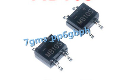 1 PCS NEW MB10S SOP4 SMD bridge   stack #F4