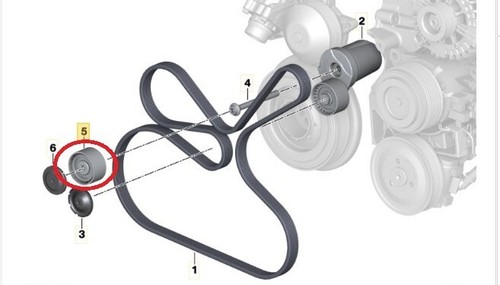 POLEA DEFLEXIÓN RUEDA LOCA BMW SERIE 3 E90 E91 E92 2.0D N47 - Imagen 4 de 4