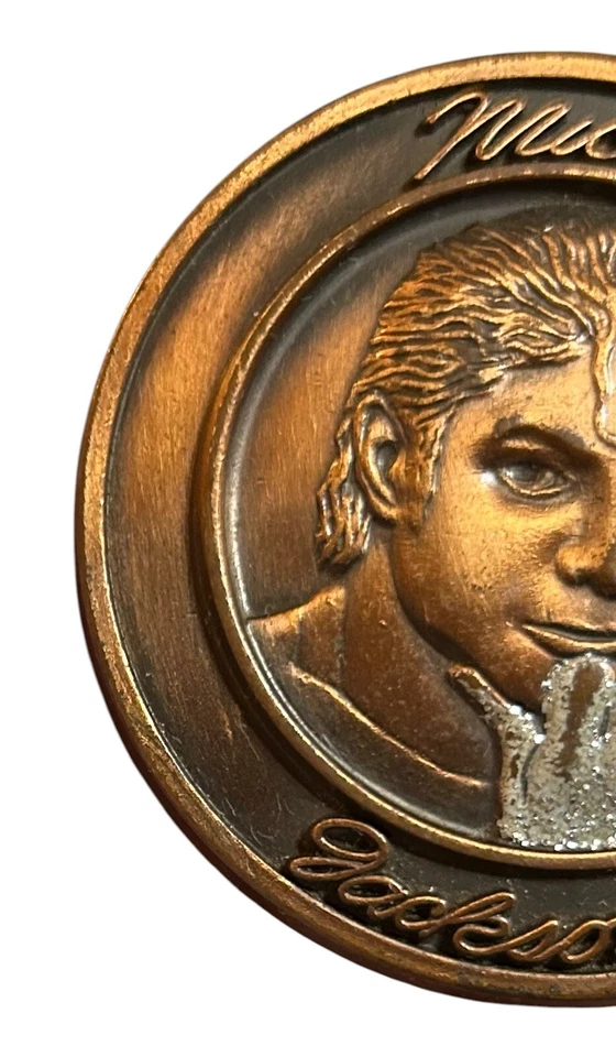 Guante brillante con hebilla de cinturón Michael Jackson vintage se adapta a cinturón de 1 1/4" 1984 Foto 3 de 4