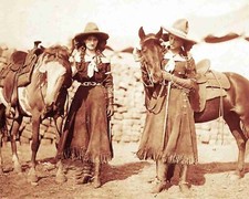 Rodeo Cowgirls& horses 8 x 10 photo Vintage Rodeo Photos old west 1930s