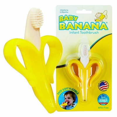 baby banana toothbrush teether