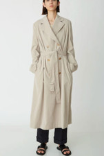 The Row Norza Trench Coat In Beige Size Medium Retail $2550
