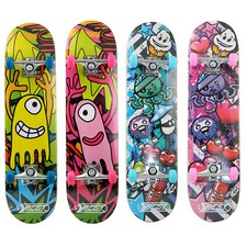 Best Sporting Skateboard Graphic Komplettboard Holzboard A3 belastbar 100 kg