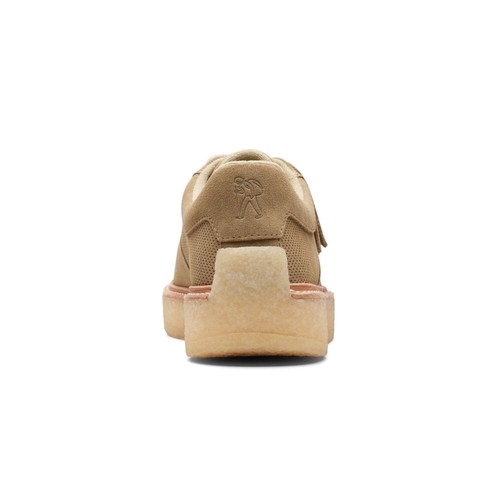 BNIB Unisex Clarks Originals SANDFORD Ronnie Fieg Light Sand Suede Trainers - Picture 7 of 7