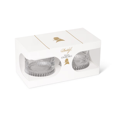 Davidoff Winston Churchill Cigar Spirit / Rocks Glasses - Set of
