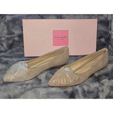 NWB Kate Spade Nance Ballet Flat in Blush Shimmer Shoes 9