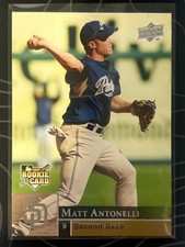 2009 Upper Deck - Rookie Card RC - Matt Antonelli #402 Padres. rookie card picture