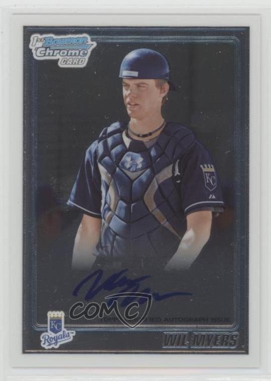 2010 Bowman Chrome Prospects Auto Wil Myers #BCP117 Auto 4l3