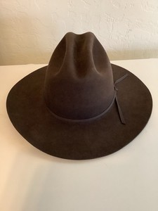 Beaver Hat Genuine Fur Felt XXXXX Leather Western Hat Customer Made 7 1/2 -60