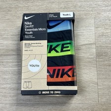 Nike Dri Fit Essential Micro Boxer Brief 3 Pack Youth Size Large
