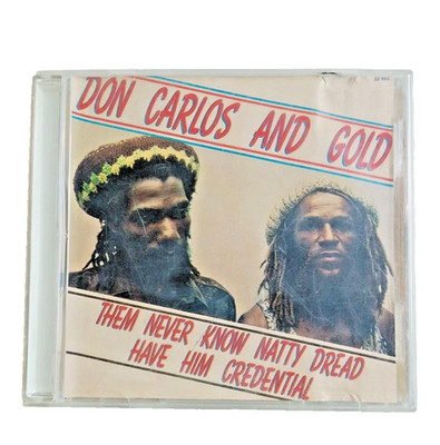 Rare Vintage Don CARLOS & GOLD Them Never Know Natty Dread CD Play Perfect Ragae