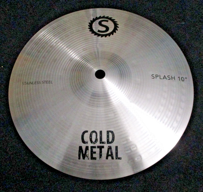 #ad 10quot; Inch Cold Metal Stainless Steel Splash Cymbal 257 grams $39.95