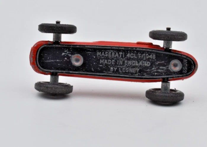 Matchbox 1-75 Regular Wheels #52 Maserati 4CLT Racer red. Spoked rims. Lesney - Image 4 of 4