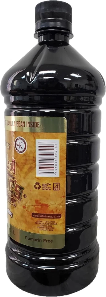 Totonac's Pure Mexican Vanilla Extract 33.2 fl oz – Authentic Natural Flavoring - Image 3 of 4