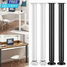 2/4x Adjustable Kitchen Worktop Desk Breakfast Bar Table Leg Support 710-1100MM