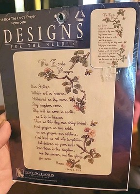Praying Hands Collection Designs For The Needle The Lord's Prayer Cross Stitch